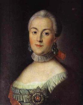 阿雷尅西 安特羅波夫 Portrait of Grand Duchess Catherine Alekseevna, Future Empress Catherine II the Great